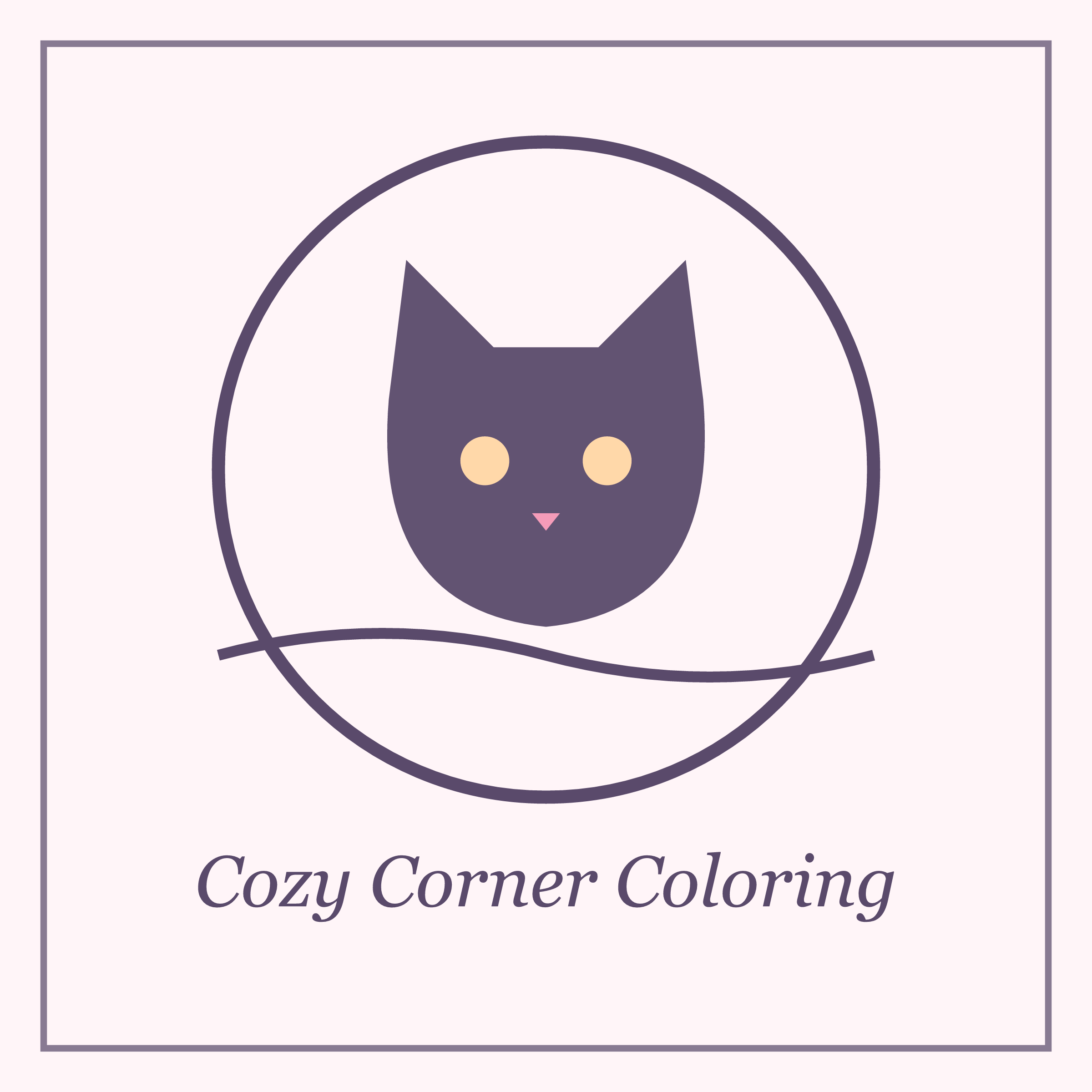 Cozy Corner Coloring Pages — 12 Printable Cat & Tea Sheets for Adults
