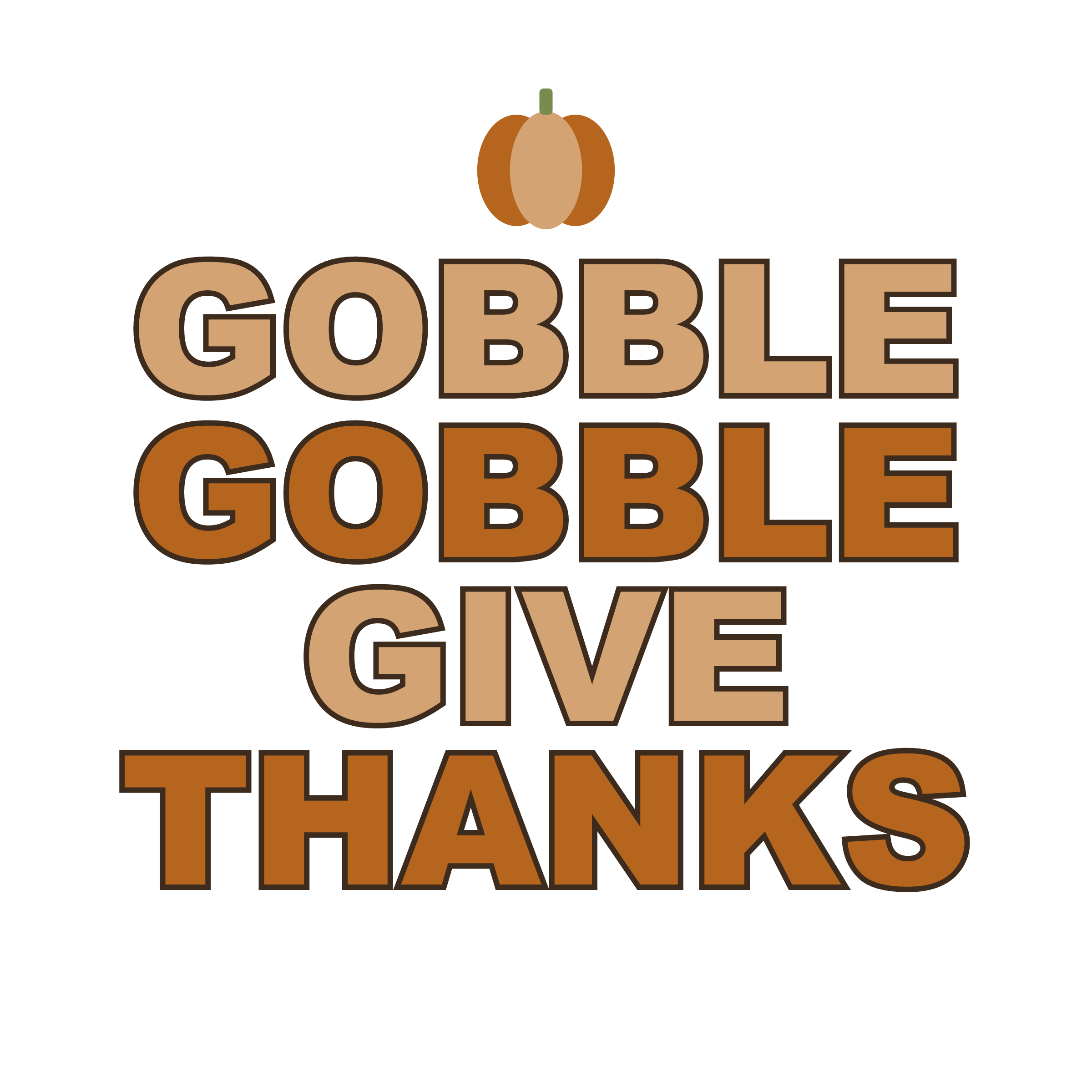 Gobble Gobble Thanksgiving SVG Bundle — Fall Harvest Cut Files for Cricut