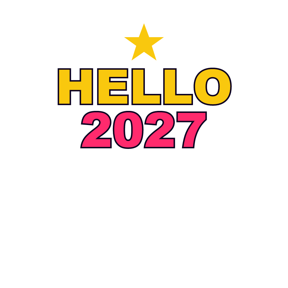 Hello 2027 New Year SVG Bundle — Party Cut Files for Cricut & Silhouette