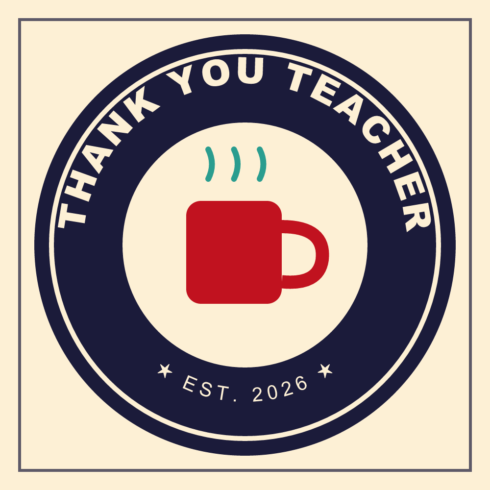Thank You Teacher — 8 Printable Appreciation Cards, Instant Download
