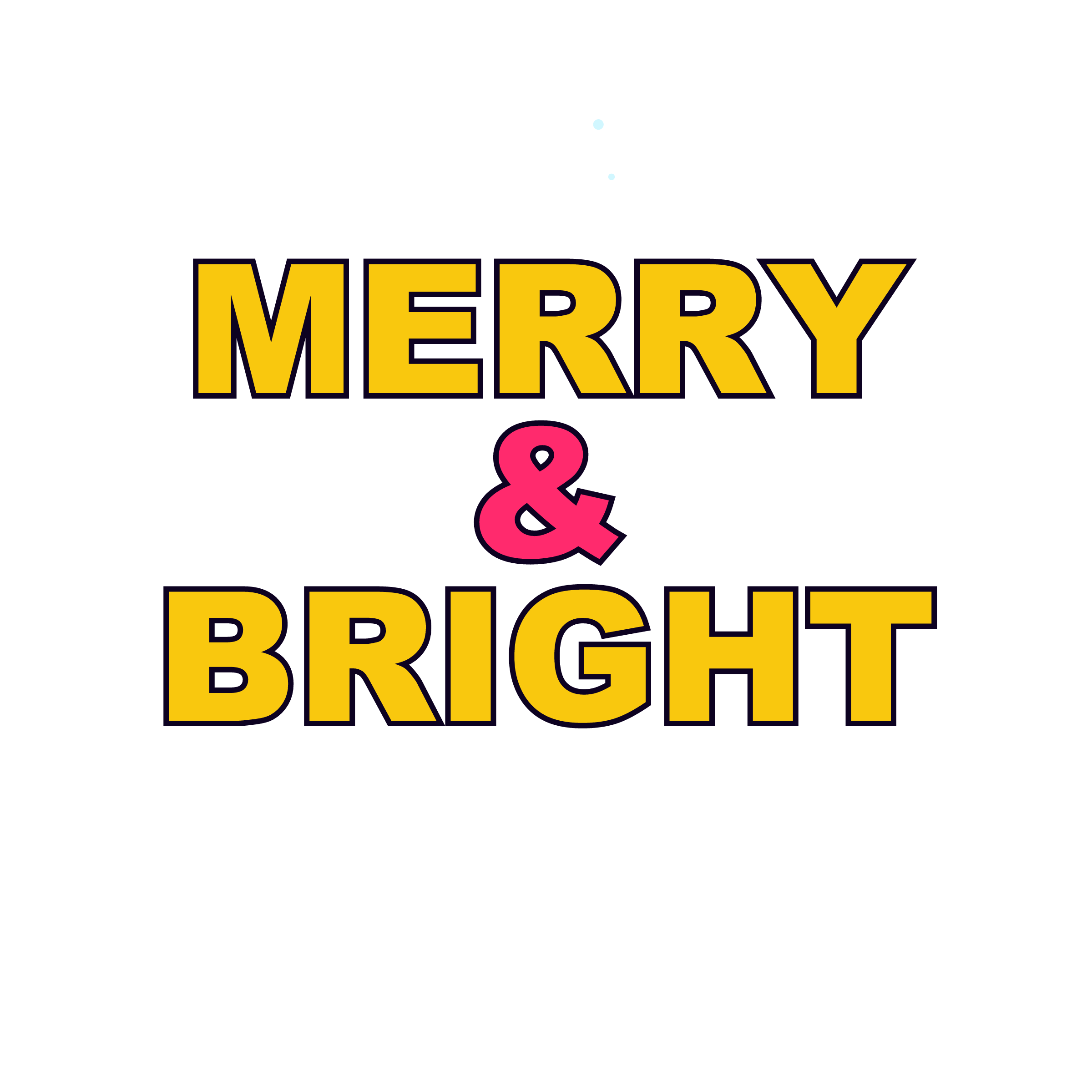 Merry & Bright Christmas SVG Bundle — 6 Holiday Cut Files for Cricut & Silhouette