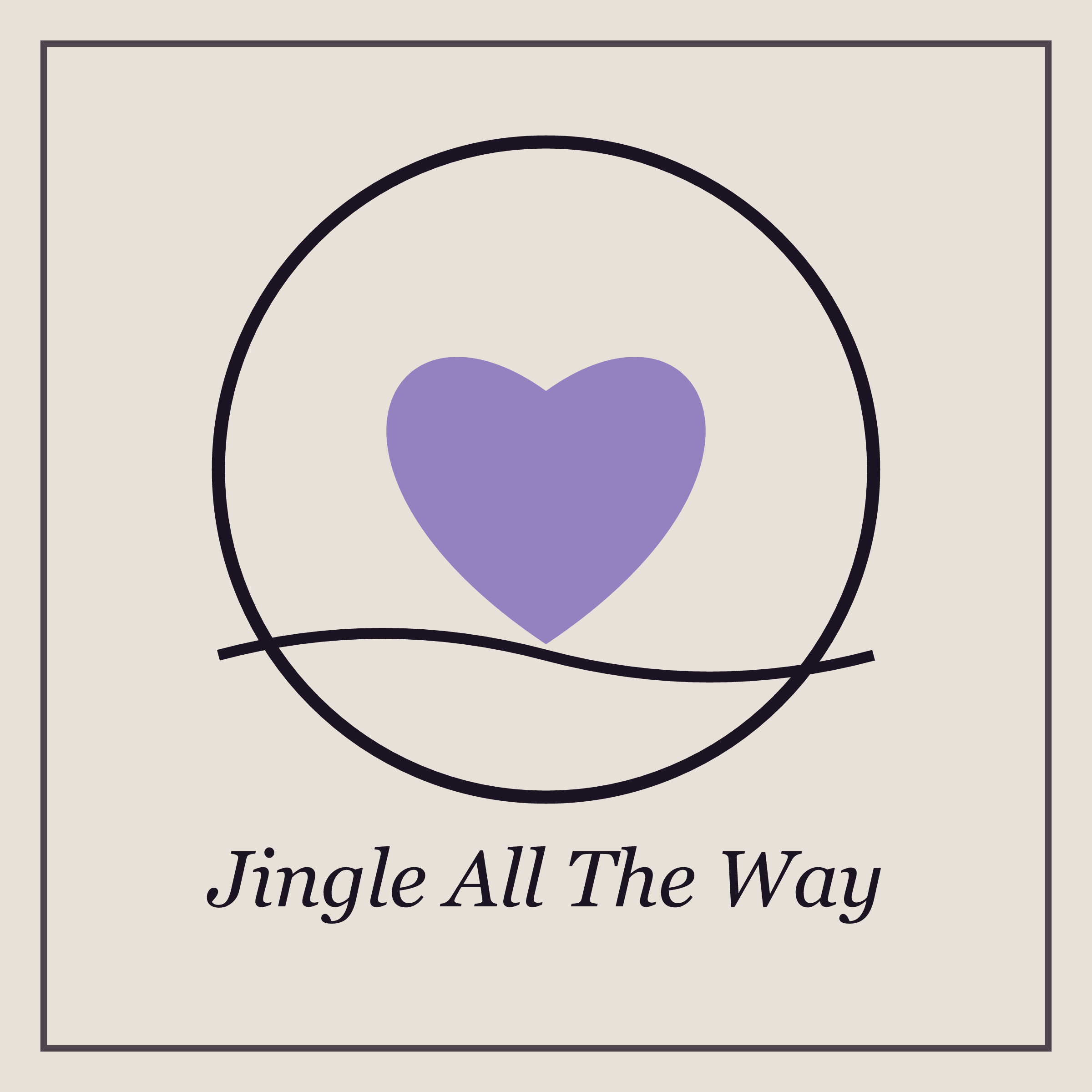 Jingle All The Way Christmas Tumbler Wrap — 20oz Skinny Sublimation PNG